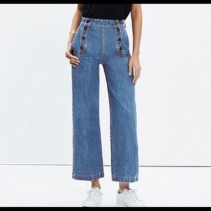 Rivet and Thread (Madewell) Sailor Wide Leg Crop